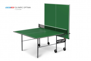 Стол теннисный Start Line Olympic Optima Зелёный с сеткой