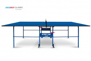 Стол теннисный Start Line Olympic с сеткой Синий